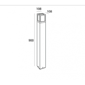 Ландшафтный светильник BOX L E27