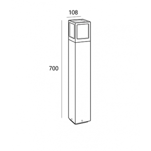 Ландшафтный светильник BOX L