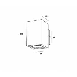Настенный светильник BOXY M