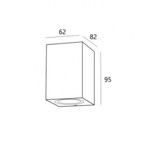 Настенный светильник CUBE GU10