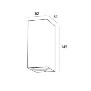 Настенный светильник CUBE 2X7W LED