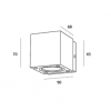 Настенный светильник BOXY