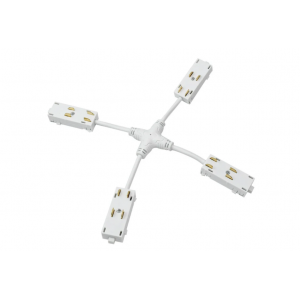 Гибкий Х-коннектор трека SMART Denkirs TR2116-WH