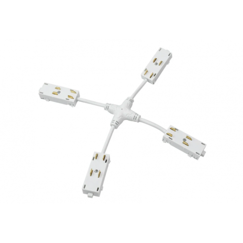 Гибкий Х-коннектор трека SMART Denkirs TR2116-WH