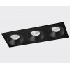 Светильник встраиваемый mod. SP SOLO black - 3 шт. + SP 03 black
