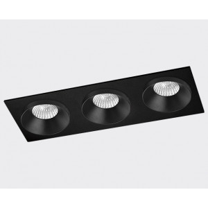 Светильник встраиваемый mod. SP SOLO black - 3 шт. + SP 03 black