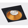 Светильник встраиваемый mod. SP SOLO gold + SP 01 black + SP ring