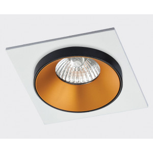 Светильник встраиваемый mod. SP SOLO gold + SP 01 white + SP ring