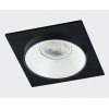 Светильник встраиваемый mod. SP SOLO white + SP 01 black + SP ring