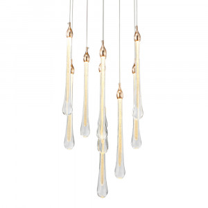 Подвесной светильник Delight Collection Teardrop 10 gold