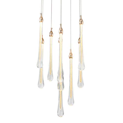 Подвесной светильник Delight Collection Teardrop 10 gold