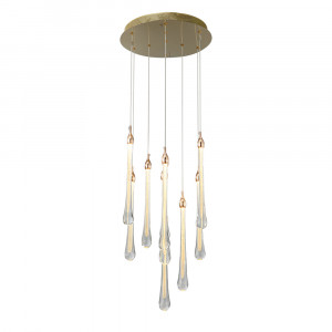 Подвесной светильник Delight Collection Teardrop 10 gold