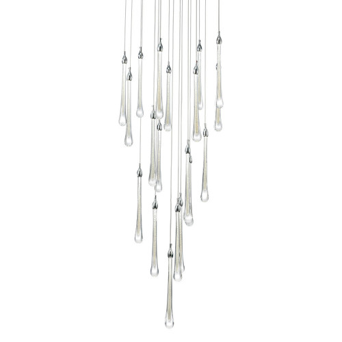 Подвесной светильник Delight Collection Teardrop 19 chrome