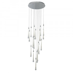 Подвесной светильник Delight Collection Teardrop 19 chrome