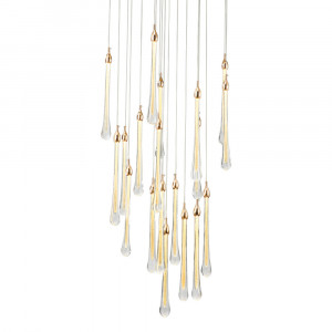 Подвесной светильник Delight Collection Teardrop 19 gold