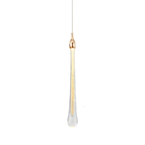 Подвесной светильник Delight Collection Teardrop 1 gold