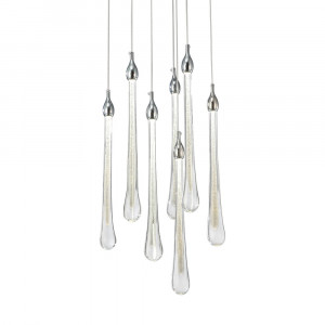 Подвесной светильник Delight Collection Teardrop 7 chrome