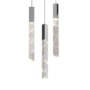 Подвесной светильник Delight Collection Trinity 3 chrome