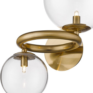 Настенный светильник Delight Collection W68092-2 brass