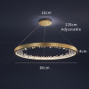 Люстра Delight Collection XD-80 gold
