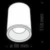 Потолочный светильник  Zoom C029CL-01B