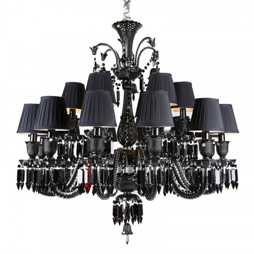 Люстра Delight Collection Baccarat 12+6 black